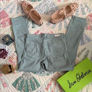 AG Adriano Goldschmied Soft Blue Stevie Straight Leg Jeans 26R